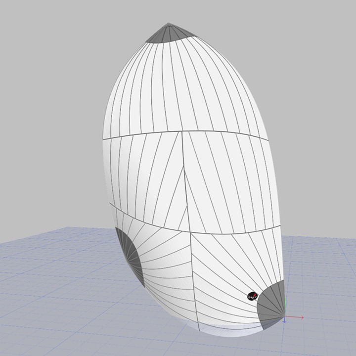 Asymetrical spinnaker