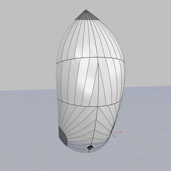 Symetrical spinnaker