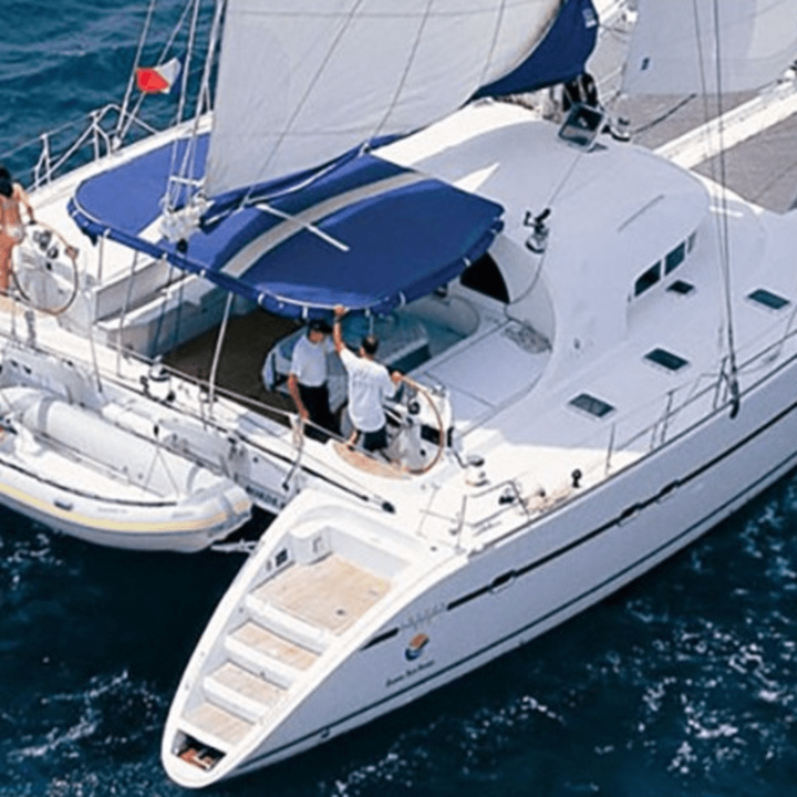 Rete a trampolino - Lagoon 570 (coppia)